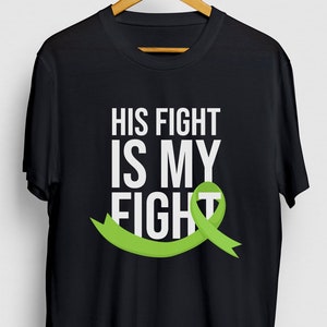 Lymphoma Shirt, Lymphoma Awareness, Lymphoma Cancer Shirt, Lymphoma his Fight Is My Fight Hoodie / Youth Shirt / Unisex T-shirt