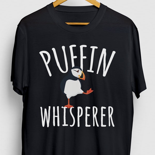 Puffin Gift, Funny Seabird Shirt, Funny Animal tee, Puffin Shirt, Puffin Whisperer Hoodie / Youth Shirt / Unisex T-shirt