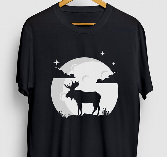 Stars, Moon, and Moose Hoodie Stars, Moon, and Moose Hoodie