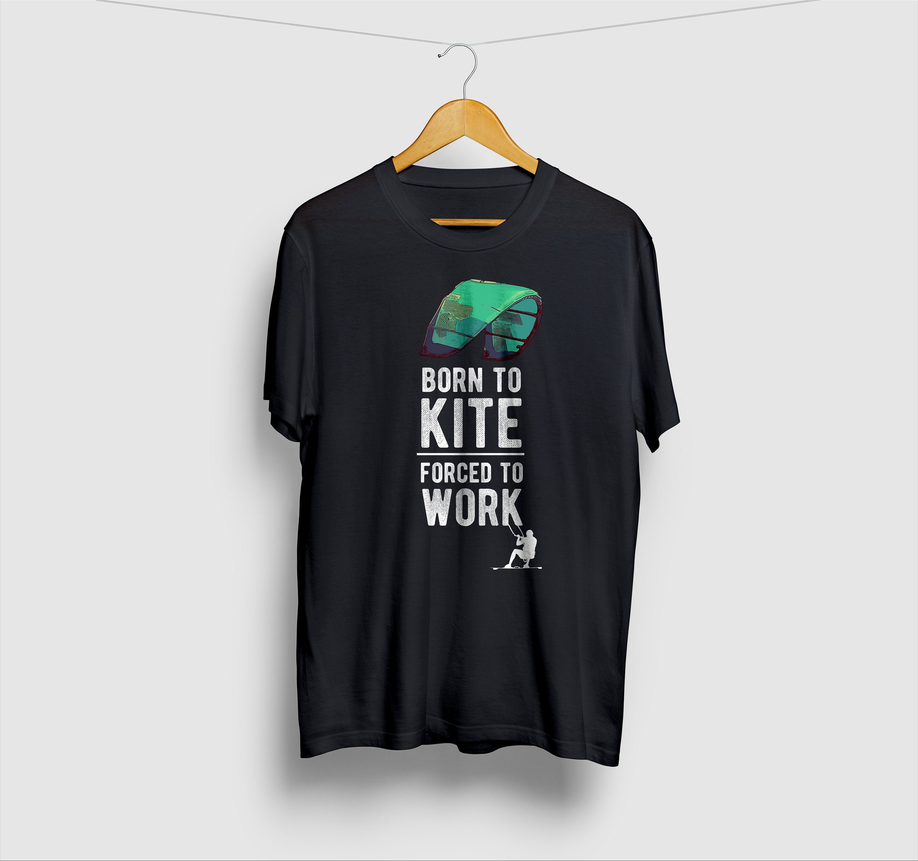 Tshirt Kitesurf Evolution: Maglietta Originale Per Appassionati Di Surf E Onde, Regalo Divertente