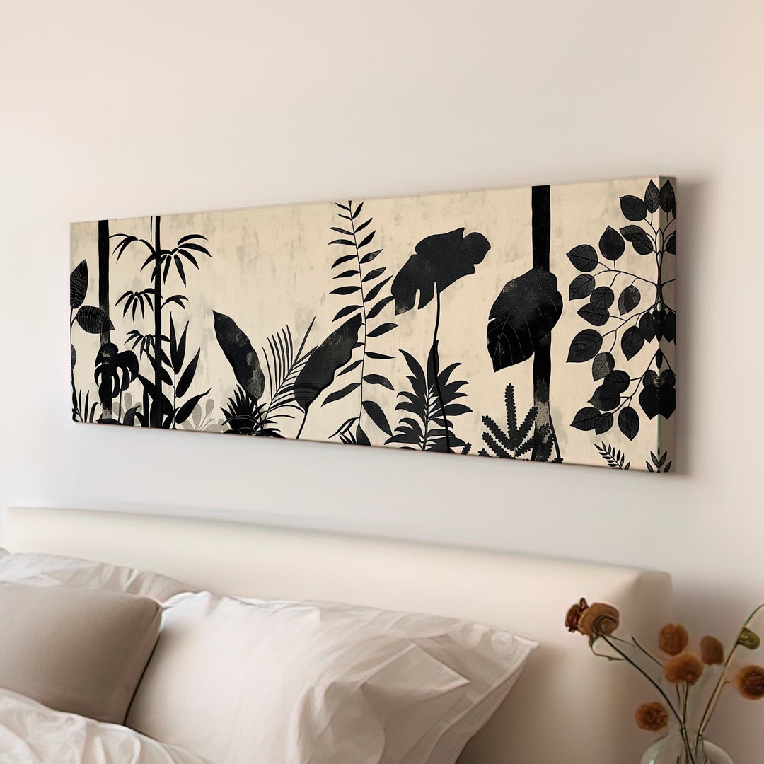 Jungle Scenery Long Horizontal Wall Art for Living Room, Panoramic ...