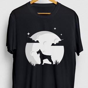 Schnauzer Shirt, Schnauzer Mom Shirt, Schnauzer Dog T-Shirt, Schnauzer Moon Hoodie / Youth Shirt / Unisex T-shirt