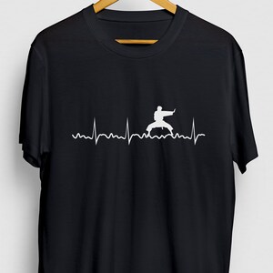 Karate Shirt, Karate Gift, Funny Karate Shirt, Karate Mom, Karate Girl, Karate Heartbeat Hoodie / Youth Shirt / Unisex T-shirt