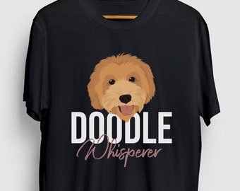 Doodle Shirt, Doodle Gifts, Goldendoodle gift, Goldendoodle Shirt, Doodle Whisperer Hoodie / Youth Shirt / Unisex T-shirt