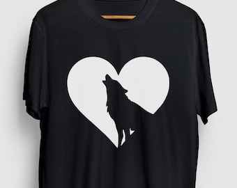 Wolf Pack Gift, Funny Wolves Shirt, Funny Wolf tee, Wolf Pack Shirt, Wolf Heart Hoodie / Youth Shirt / Unisex T-shirt
