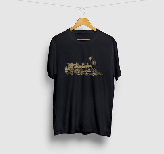 Graphic Model Train Shirt, Train Collector Gift, Railroad Shirt, Train Gifts for Men, Locomotive Shirt Unisex T-shirt