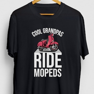 Scooter Shirt, Moped Shirt, Scooter Gift, Moped Bike Shirt, Cool Grandpas Ride Mopeds Hoodie / Youth Shirt / Unisex T-shirt