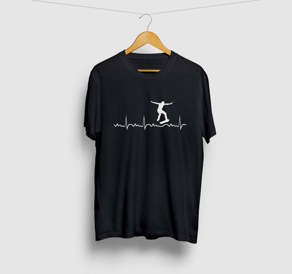 Skating Heartbeat Gift For Skaters & Skateboarders T-Shirt Skating Heartbeat Gift For Skaters & Skateboarders T-Shirt