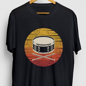 Drum Retro Drummer Gift, Funny Band Shirt, Funny Drum tee, Drummer Hoodie / Youth Shirt / Unisex T-shirt