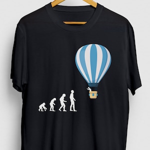 Air Balloon Gift, Funny Ballooning Shirt, Funny Flying tee, Air Balloon Shirt, Air Balloon Evolution Hoodie / Youth Shirt / Unisex T-shirt
