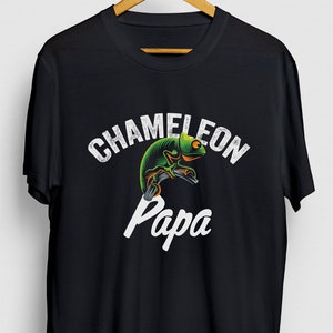 Chameleon Papa Chameleon Gift, Funny Lizard Shirt, Funny Reptile tee, Chameleon Hoodie / Youth Shirt / Unisex T-shirt