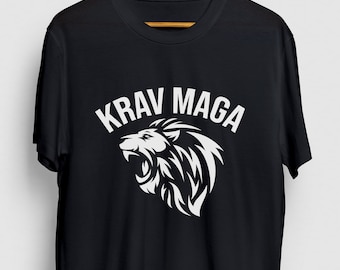 Krav Maga Shirt, Krav Maga Gift, Krav Maga Tee, Krav Maga Lion Hoodie / Youth Shirt / Unisex T-shirt