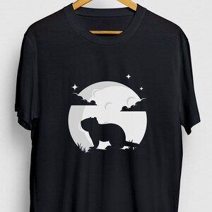 Beaver Moon Beaver Gift, Funny Animal Shirt, Funny Pet tee, Beaver Hoodie / Youth Shirt / Unisex T-shirt