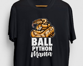 Ball Python Mama Ball Python Gift, Zabawna koszulka z gadem, Zabawna koszulka z wężem, Bluza z kapturem Ball Python / Koszulka młodzieżowa / Koszulka unisex