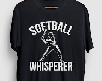 Softbolltröja, softbollmamma-tröja, softbollpresenter, softbollpresent, softbollviskare-hoodie / ungdomströja / unisex-t-shirt