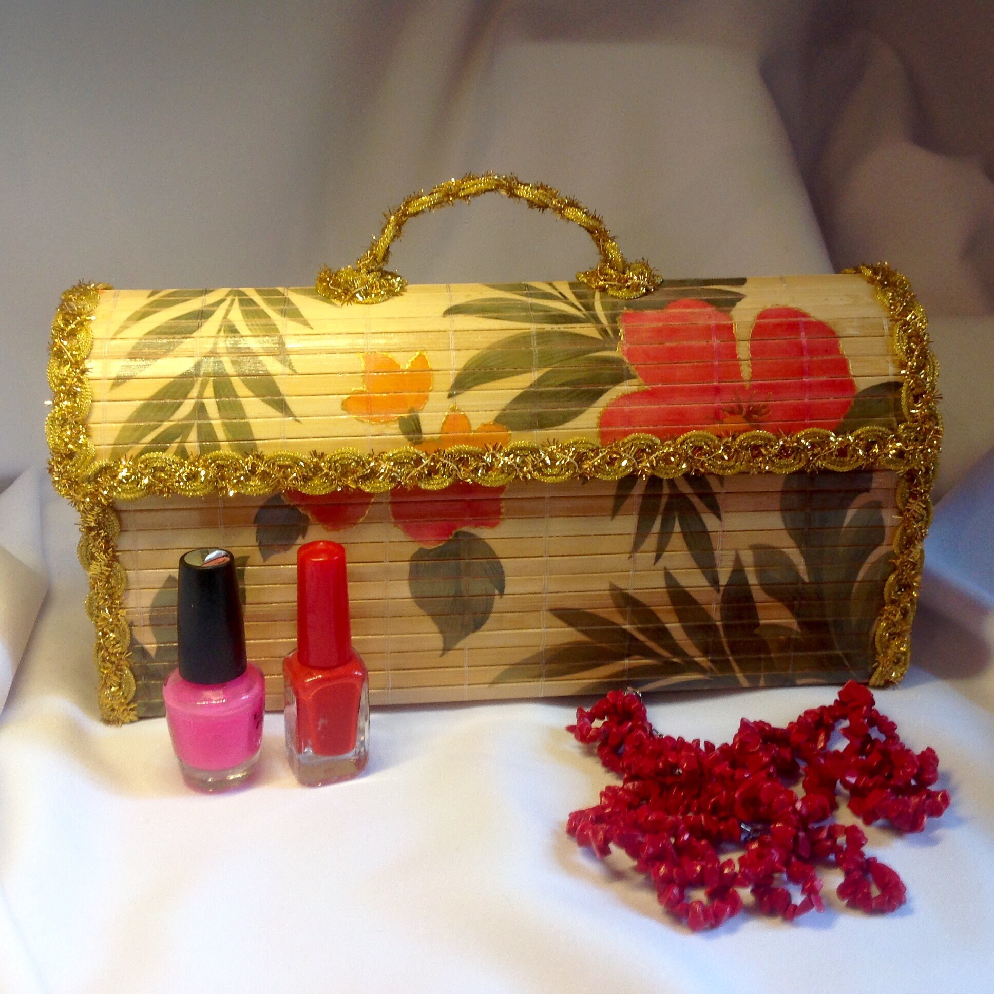 Caja de almacenamiento cosmético almacenamiento decoración | Etsy