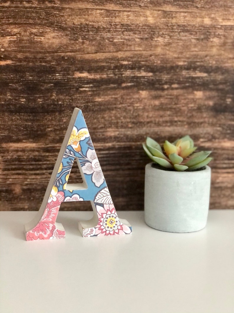 Small Standing Letters Decorative Standing Letters Letter Etsy