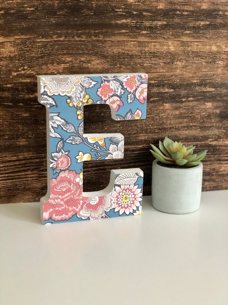 Decorative Standing Letter For Table Top Custom Letter Etsy