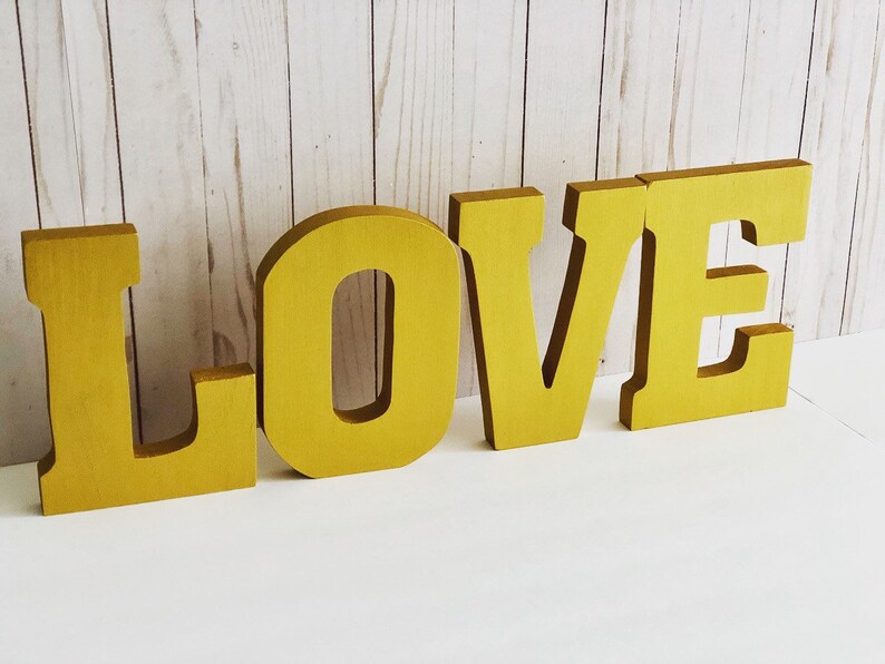 Gold Letters Gold Letter Wall Decor Gold Decorations Gold Etsy