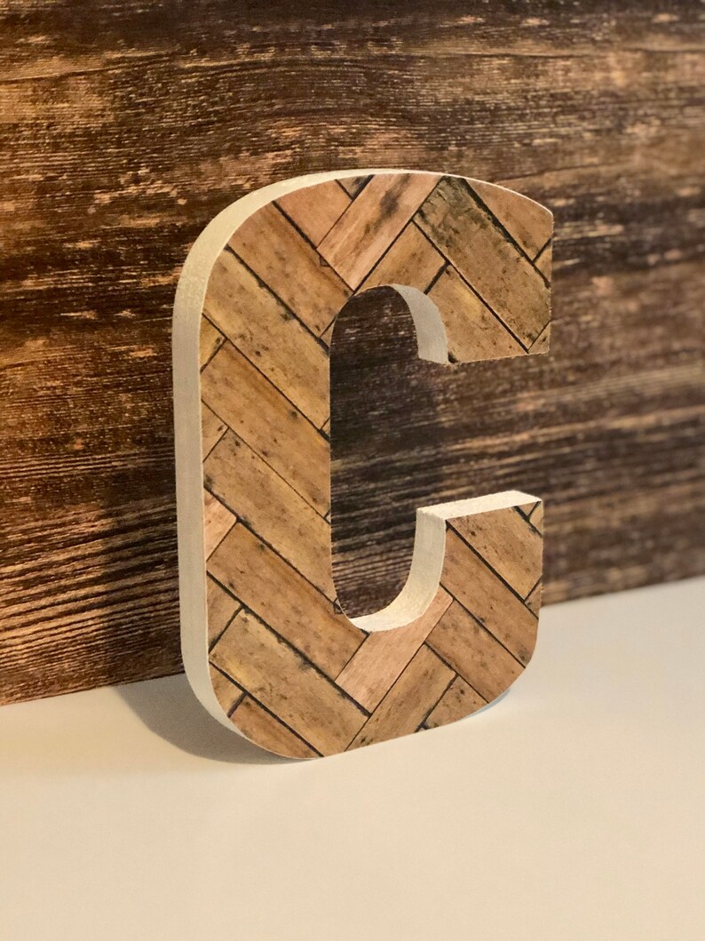 Decorative Standing Letter For Table Top Custom Letter Etsy