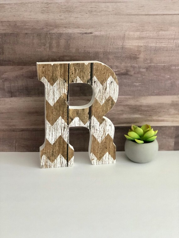 Standing Decorative Letters Wooden Letters For Shelf Custom Etsy