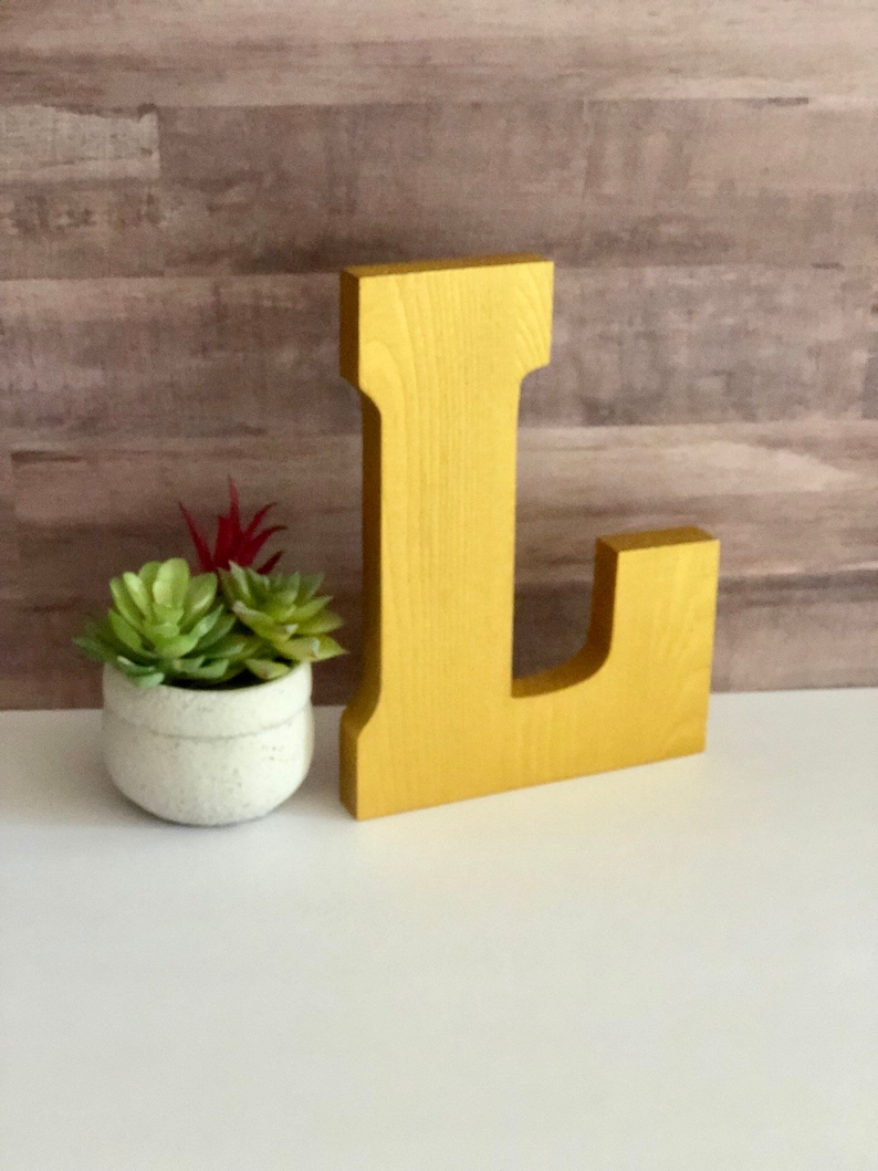 Gold Letters Gold Letter Wall Decor Gold Decorations Gold Etsy