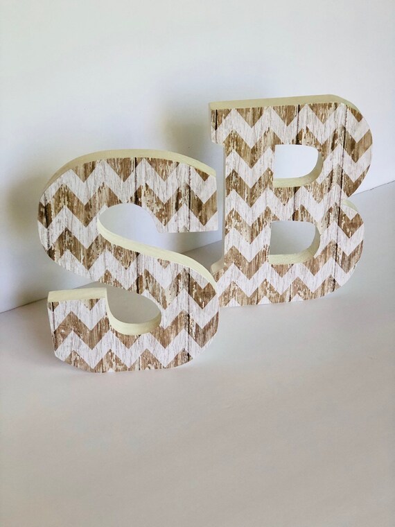 Standing Decorative Letters Wooden Letters For Shelf Custom Etsy
