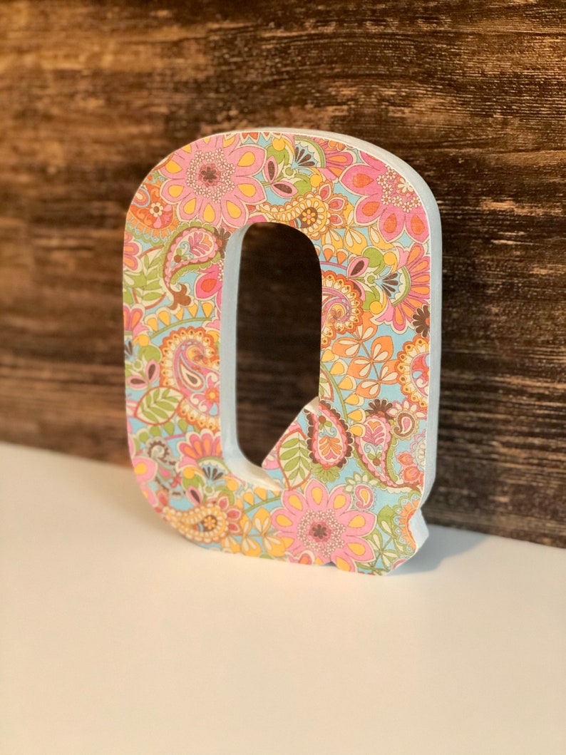 Decorative Standing Letter For Table Top Custom Letter Etsy