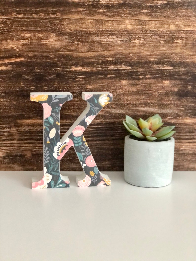 Small Standing Letters Decorative Standing Letters Letter Etsy