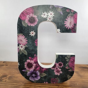 Letter Center Piece Standing Letter Table Top Decor Custom - Etsy