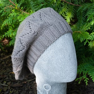 Gestrickte Slouchy Lace Beret Hut für Frauen - Elegante Accessoires für Frühling und Herbst