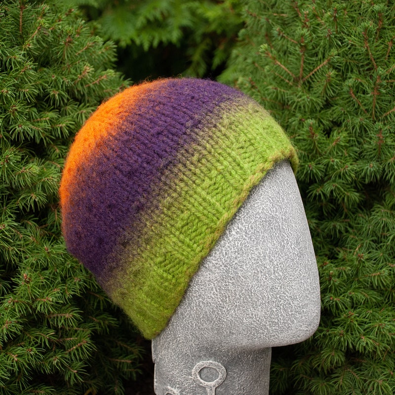 Wool Knit Hat Etsy