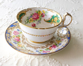 Vintage Mismatched Tea Cup & Saucer Cottage Core Decor Tea Ware Gifts Afternoon Tea