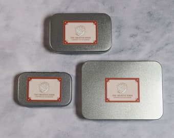 Hinged Empty Tins - 3 Different Sizes