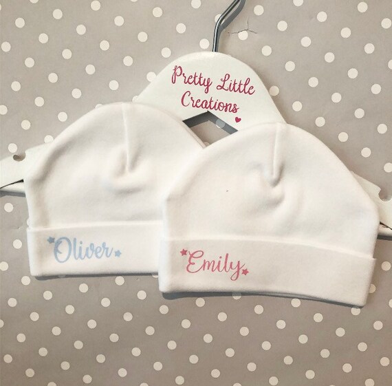 personalised baby hat