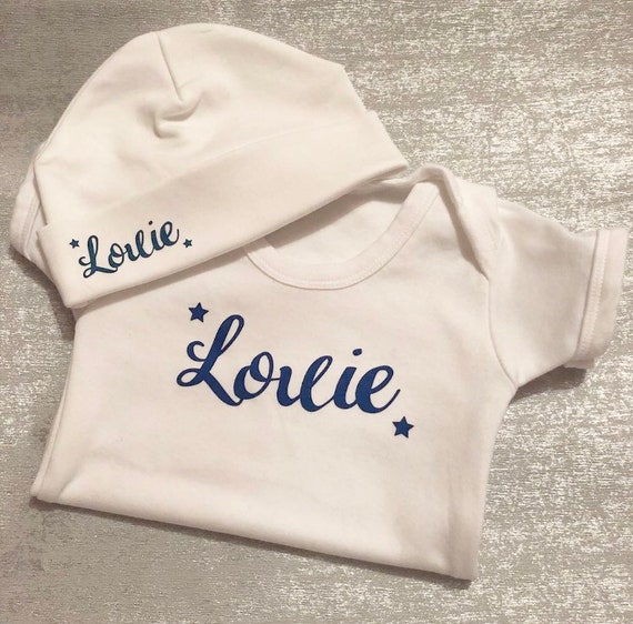 personalised baby hat