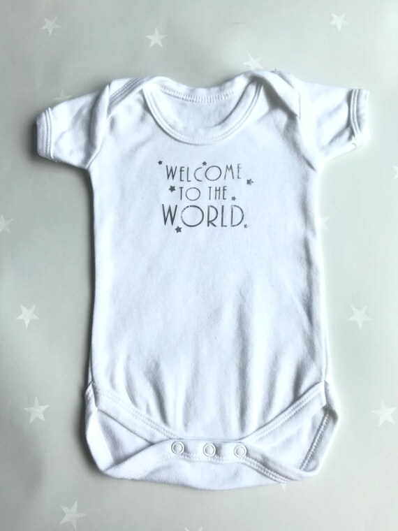 welcome to the world newborn outfit