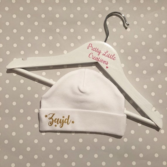 personalised baby hat