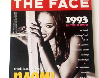 The Face Magazine | Jan 94 | Naomi Campbell | Tom Roth, Steve Coogan, Eddie Izzard, Alexei Sayle, Joe Casely-Hayford | Lifestyle Magazine