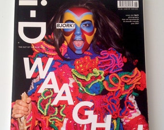 i-D Magazine | Out of the Blue Issue | Bjork | Rose McGowan, Renzo Rosso, Willi Ninja, Tom Kerrigan, Hana Soukupova | Vintage Style Magazine