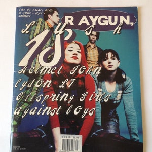 Raygun Magazine Issue 18 Lush, John Lydon, Pulp, Violent Femmes Typography, David Carson Fashion, Corrine Day Graphic Design Lover image 1