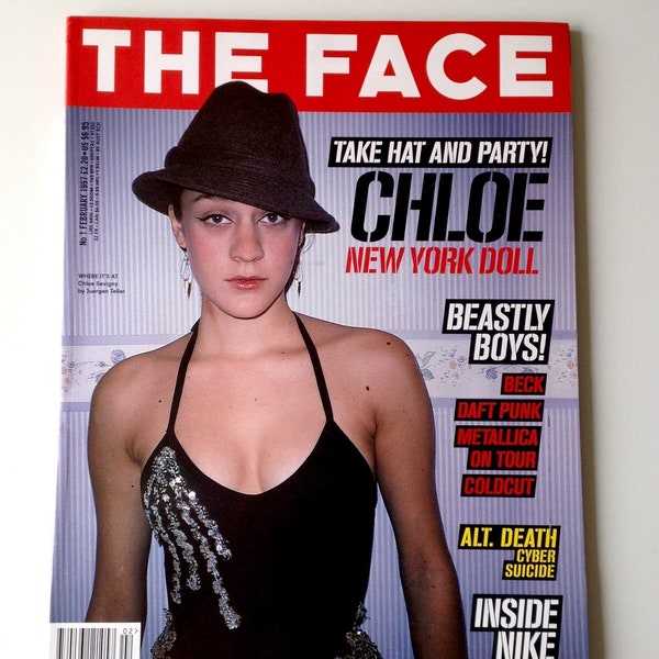 The Face Magazine | Feb 97 | Chloe Sevigny, Juergen Teller, Beck, Daft Punk, Metallica, Donnie Wahlberg, Coldcut, Death In Vegas, Nike Sport