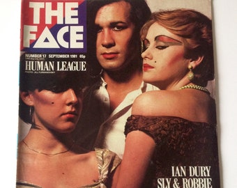 The Face Magazine | Sept 81 | Human League | Ian Dury, Sly & Robbie, David Bowie, Siouxsie Sioux, Jah Wobble | Vintage | 80's Music Lover