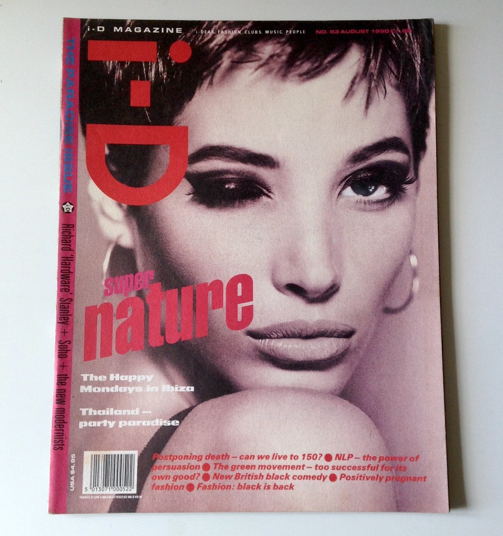 I-D Magazine Aug 90 The Paradise Issue Christy Turlington The 