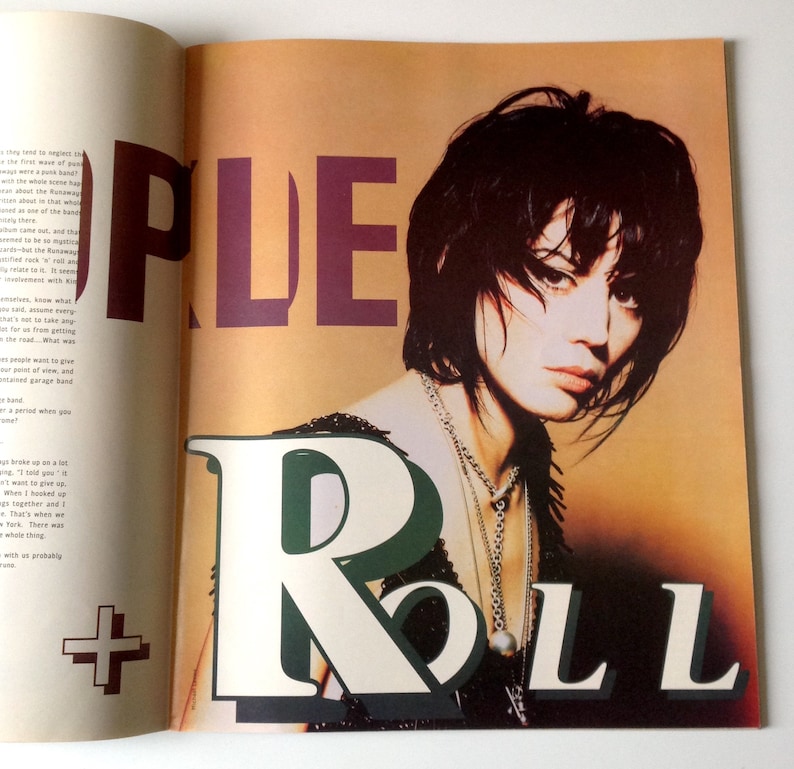 Raygun Magazine Issue 17 Perry Farrell, Nine Inch Nails, Joan Jett, The Cramps Graphic Art, David Carson Graphic Design Lovers image 2