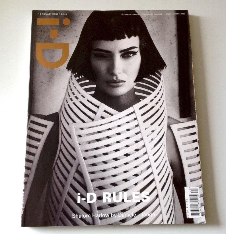 i-D Magazine The Royalty Issue Shalom Harlow Karl Lagerfeld, Princess Julia, Lily Cole Gift For Fashion Lover image 6