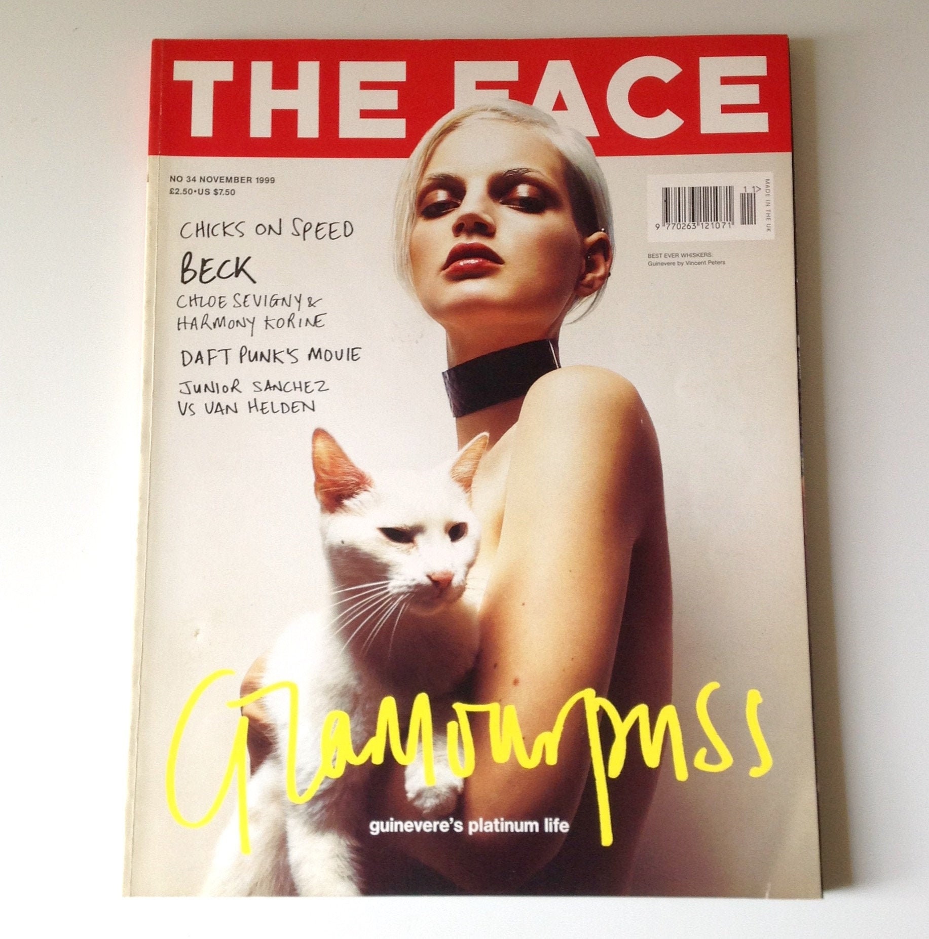 The Face Magazine Nov 99 Guinevere Van Seenus Beck Daft Etsy Canada
