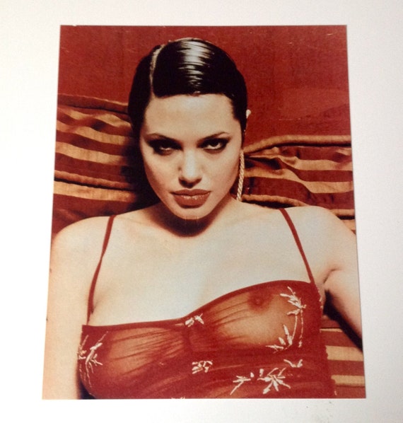 Angelina Jolie Photographic Print 10 X 8 Inches - Etsy