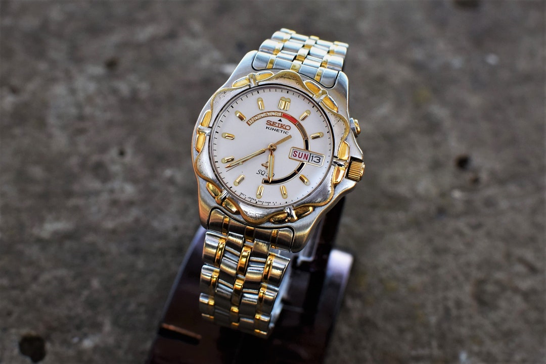 Unbeatable Seiko Seiko Kinetic Sq50 Kinetic Sq50 Sapphlex Crystal
