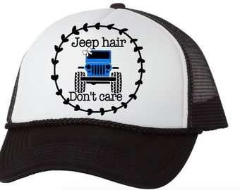 Jeep hair don't care hat
